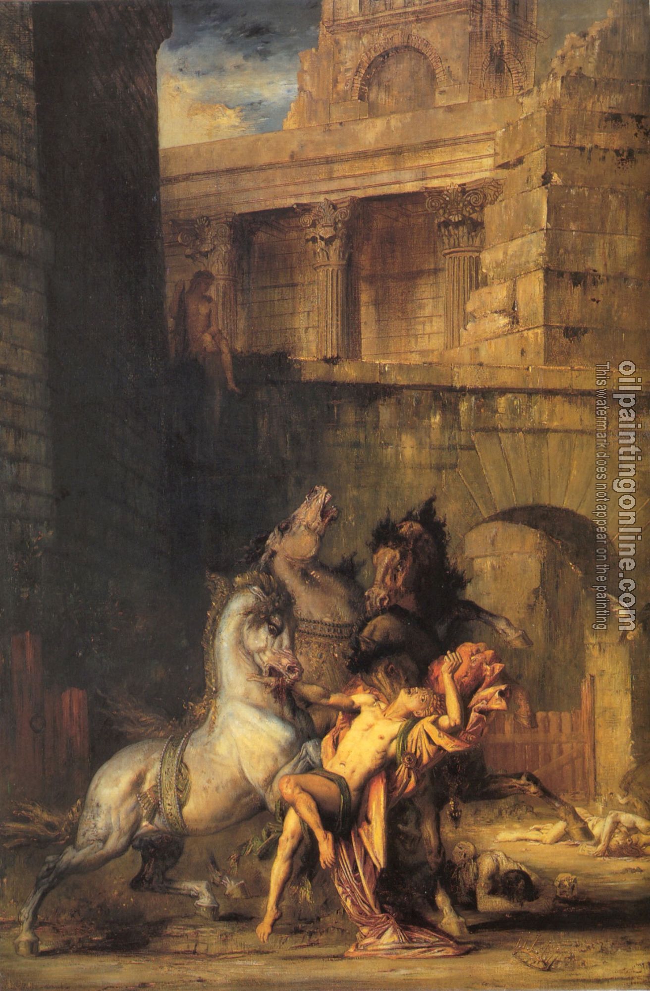 Moreau, Gustave - Diomedes Devoured by his Horses